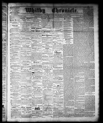 Whitby Chronicle, 1 Jul 1869