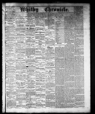 Whitby Chronicle, 5 Aug 1869