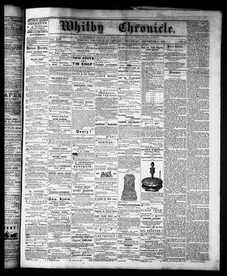 Whitby Chronicle, 2 Dec 1869