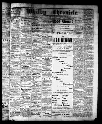 Whitby Chronicle, 30 Dec 1869