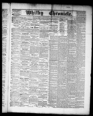 Whitby Chronicle, 27 Jan 1870