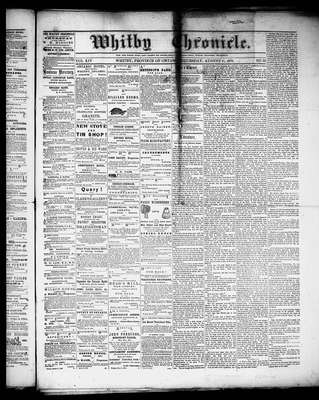 Whitby Chronicle, 11 Aug 1870