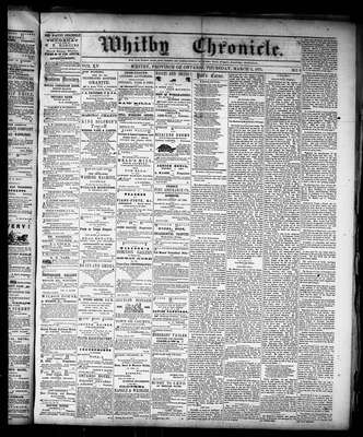 Whitby Chronicle, 2 Mar 1871