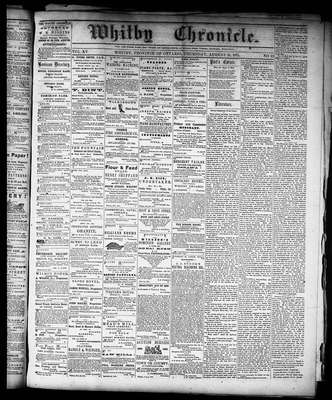 Whitby Chronicle, 10 Aug 1871