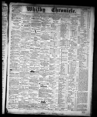 Whitby Chronicle, 31 Aug 1871