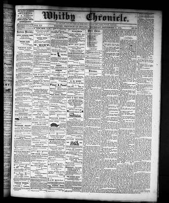 Whitby Chronicle, 21 Sep 1871