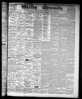 Whitby Chronicle, 19 Oct 1871