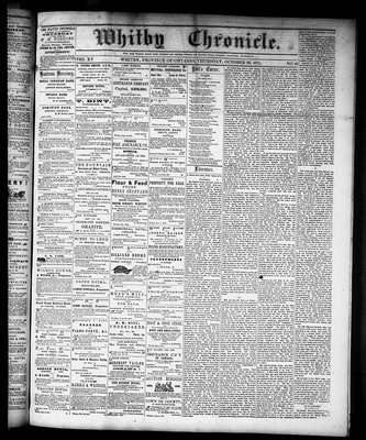 Whitby Chronicle, 26 Oct 1871