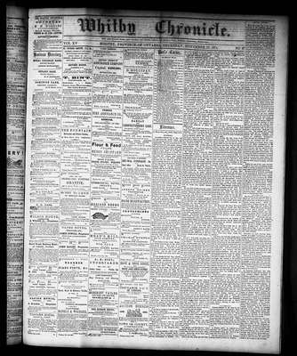 Whitby Chronicle, 23 Nov 1871