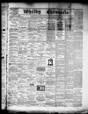 Whitby Chronicle, 7 Mar 1872