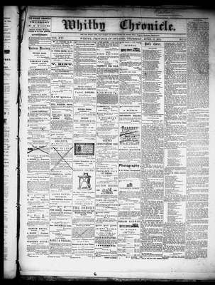 Whitby Chronicle, 11 Apr 1872