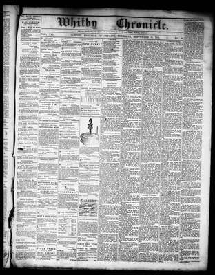 Whitby Chronicle, 19 Sep 1872