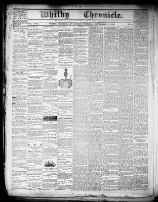 Whitby Chronicle, 11 Sep 1873