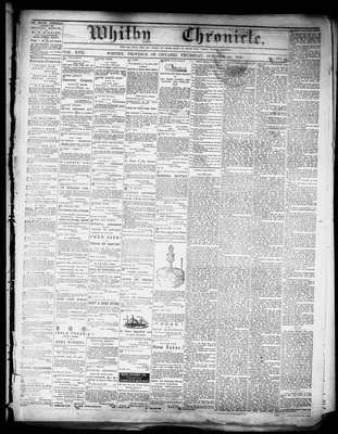 Whitby Chronicle, 30 Oct 1873