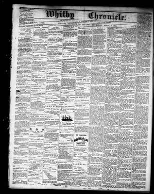 Whitby Chronicle, 9 Apr 1874