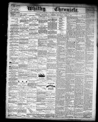 Whitby Chronicle, 2 Jul 1874