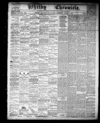 Whitby Chronicle, 4 Mar 1875