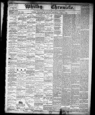 Whitby Chronicle, 8 Apr 1875