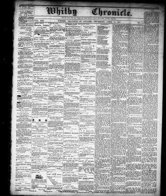 Whitby Chronicle, 15 Apr 1875