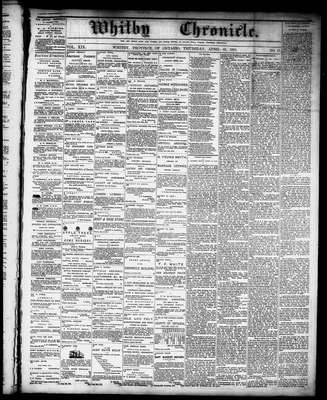 Whitby Chronicle, 22 Apr 1875