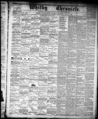 Whitby Chronicle, 15 Jul 1875