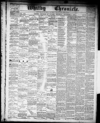 Whitby Chronicle, 9 Sep 1875