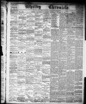 Whitby Chronicle, 28 Oct 1875