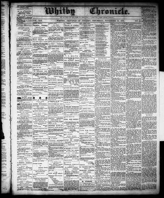 Whitby Chronicle, 25 Nov 1875