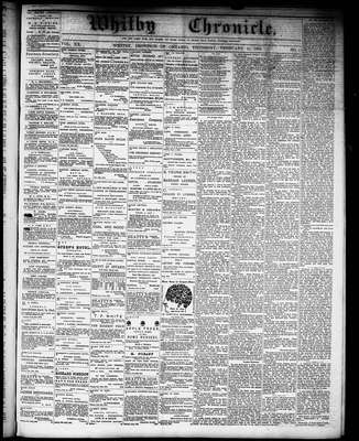 Whitby Chronicle, 10 Feb 1876