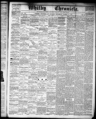 Whitby Chronicle, 23 Mar 1876