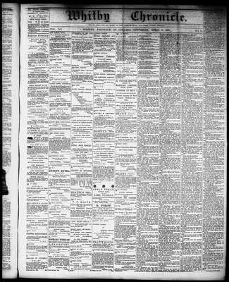 Whitby Chronicle, 6 Apr 1876