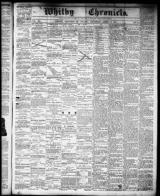 Whitby Chronicle, 13 Apr 1876