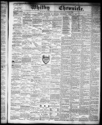 Whitby Chronicle, 20 Apr 1876