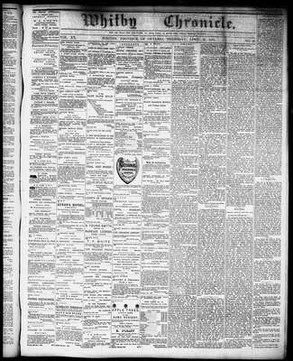 Whitby Chronicle, 27 Apr 1876