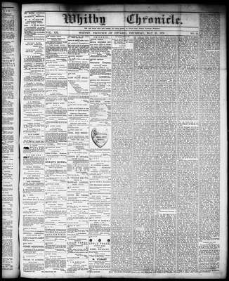 Whitby Chronicle, 25 May 1876