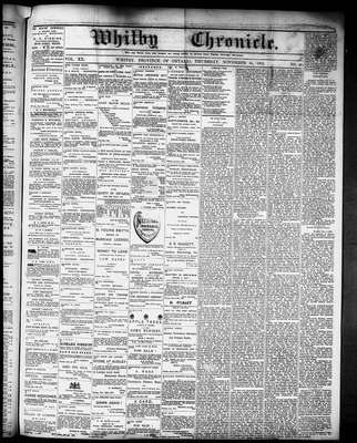 Whitby Chronicle, 30 Nov 1876