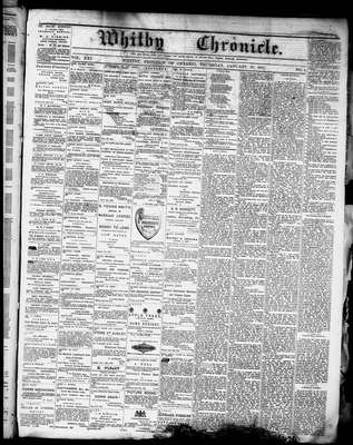 Whitby Chronicle, 18 Jan 1877