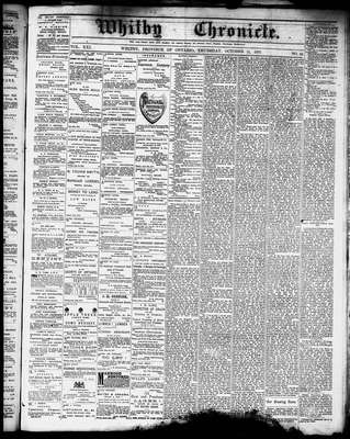 Whitby Chronicle, 11 Oct 1877