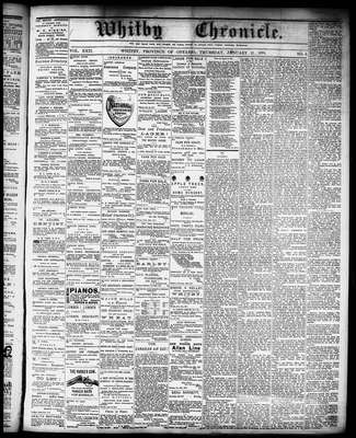 Whitby Chronicle, 31 Jan 1878