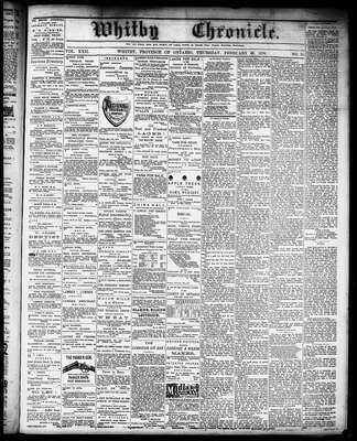 Whitby Chronicle, 28 Feb 1878