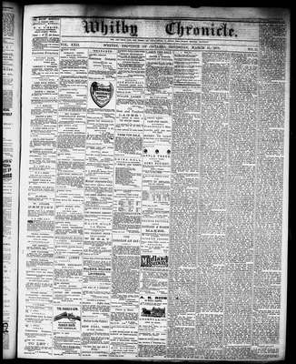 Whitby Chronicle, 21 Mar 1878