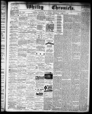 Whitby Chronicle, 11 Apr 1878