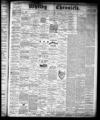 Whitby Chronicle, 4 Jul 1878