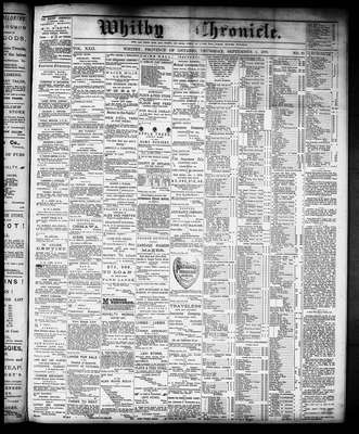 Whitby Chronicle, 5 Sep 1878