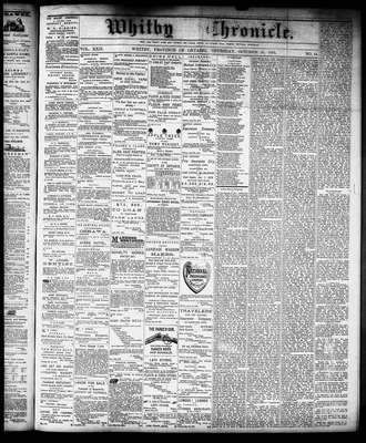 Whitby Chronicle, 10 Oct 1878