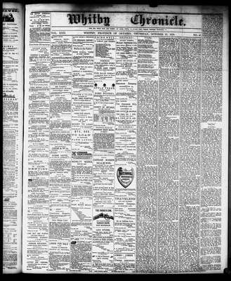 Whitby Chronicle, 17 Oct 1878