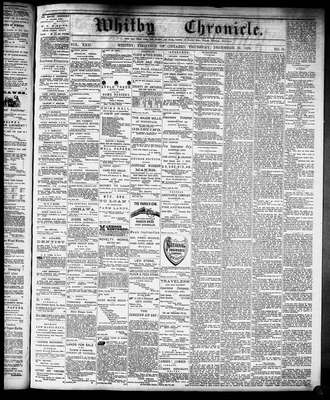 Whitby Chronicle, 12 Dec 1878