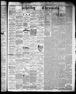 Whitby Chronicle, 9 Jan 1879