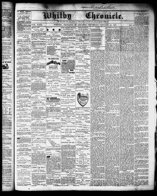 Whitby Chronicle, 16 Jan 1879