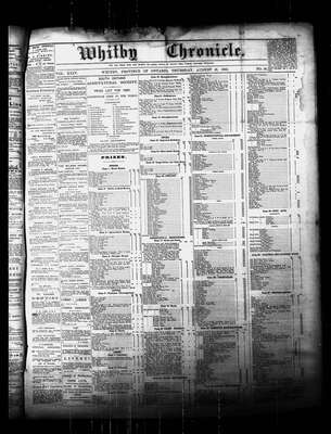 Whitby Chronicle, 26 Aug 1880